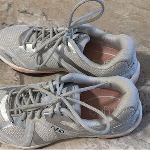 Ryka Women's Gray and Pink Athletic Shoes